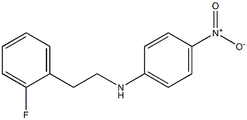 N-[2-(2-fluorophenyl)ethyl]-4-nitroaniline Struktur