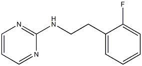 N-[2-(2-fluorophenyl)ethyl]pyrimidin-2-amine Struktur