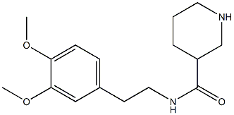 N-[2-(3,4-dimethoxyphenyl)ethyl]piperidine-3-carboxamide Structure