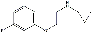 N-[2-(3-fluorophenoxy)ethyl]cyclopropanamine Structure