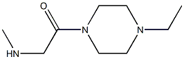 N-[2-(4-ethylpiperazin-1-yl)-2-oxoethyl]-N-methylamine 化学構造式