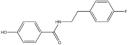 N-[2-(4-fluorophenyl)ethyl]-4-hydroxybenzamide Structure