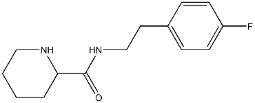 N-[2-(4-fluorophenyl)ethyl]piperidine-2-carboxamide Structure