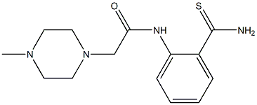 N-[2-(aminocarbonothioyl)phenyl]-2-(4-methylpiperazin-1-yl)acetamide|