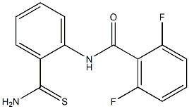 N-[2-(aminocarbonothioyl)phenyl]-2,6-difluorobenzamide Structure