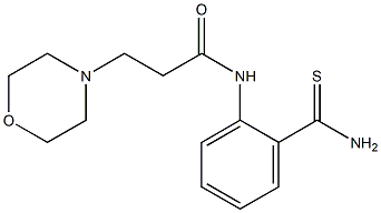 N-[2-(aminocarbonothioyl)phenyl]-3-morpholin-4-ylpropanamide