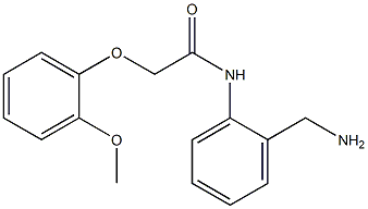 N-[2-(aminomethyl)phenyl]-2-(2-methoxyphenoxy)acetamide