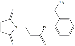 N-[2-(aminomethyl)phenyl]-3-(2,5-dioxopyrrolidin-1-yl)propanamide
