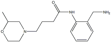 N-[2-(aminomethyl)phenyl]-4-(2-methylmorpholin-4-yl)butanamide|