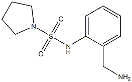 N-[2-(aminomethyl)phenyl]pyrrolidine-1-sulfonamide,,结构式