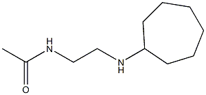 N-[2-(cycloheptylamino)ethyl]acetamide Struktur