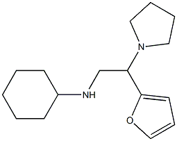 N-[2-(furan-2-yl)-2-(pyrrolidin-1-yl)ethyl]cyclohexanamine