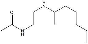 N-[2-(heptan-2-ylamino)ethyl]acetamide 结构式