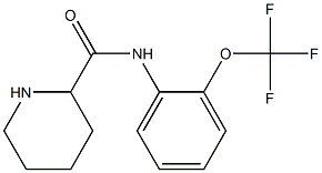 N-[2-(trifluoromethoxy)phenyl]piperidine-2-carboxamide 结构式