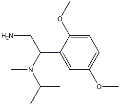 N-[2-amino-1-(2,5-dimethoxyphenyl)ethyl]-N-isopropyl-N-methylamine Structure