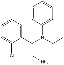 N-[2-amino-1-(2-chlorophenyl)ethyl]-N-ethylaniline