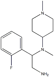  N-[2-amino-1-(2-fluorophenyl)ethyl]-N,1-dimethylpiperidin-4-amine