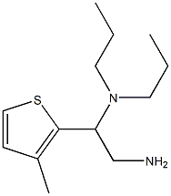 N-[2-amino-1-(3-methylthien-2-yl)ethyl]-N,N-dipropylamine Structure