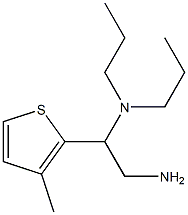 N-[2-amino-1-(3-methylthien-2-yl)ethyl]-N,N-dipropylamine,,结构式