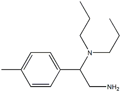 N-[2-amino-1-(4-methylphenyl)ethyl]-N,N-dipropylamine Structure