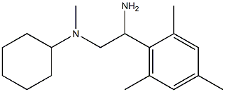 N-[2-amino-2-(2,4,6-trimethylphenyl)ethyl]-N-methylcyclohexanamine,,结构式