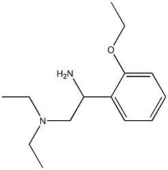 N-[2-amino-2-(2-ethoxyphenyl)ethyl]-N,N-diethylamine Struktur