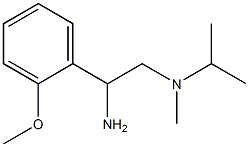 N-[2-amino-2-(2-methoxyphenyl)ethyl]-N-isopropyl-N-methylamine Struktur