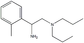 N-[2-amino-2-(2-methylphenyl)ethyl]-N,N-dipropylamine 化学構造式