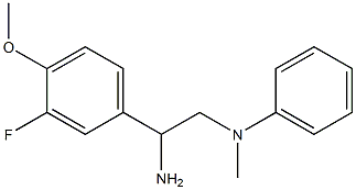 N-[2-amino-2-(3-fluoro-4-methoxyphenyl)ethyl]-N-methylaniline