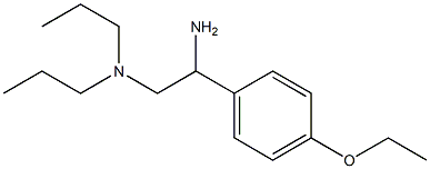 N-[2-amino-2-(4-ethoxyphenyl)ethyl]-N,N-dipropylamine,,结构式