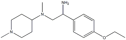  N-[2-amino-2-(4-ethoxyphenyl)ethyl]-N-methyl-N-(1-methylpiperidin-4-yl)amine