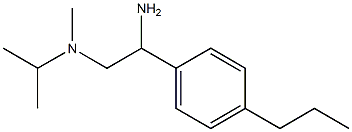 N-[2-amino-2-(4-propylphenyl)ethyl]-N-isopropyl-N-methylamine Structure