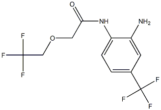N-[2-amino-4-(trifluoromethyl)phenyl]-2-(2,2,2-trifluoroethoxy)acetamide