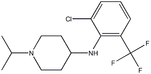 N-[2-chloro-6-(trifluoromethyl)phenyl]-1-(propan-2-yl)piperidin-4-amine