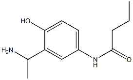 N-[3-(1-aminoethyl)-4-hydroxyphenyl]butanamide|