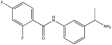 N-[3-(1-aminoethyl)phenyl]-2,4-difluorobenzamide Structure