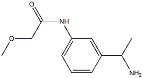  N-[3-(1-aminoethyl)phenyl]-2-methoxyacetamide