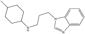 N-[3-(1H-1,3-benzodiazol-1-yl)propyl]-4-methylcyclohexan-1-amine Structure