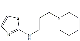N-[3-(2-methylpiperidin-1-yl)propyl]-1,3-thiazol-2-amine 化学構造式