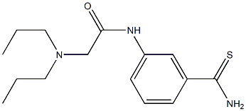 N-[3-(aminocarbonothioyl)phenyl]-2-(dipropylamino)acetamide