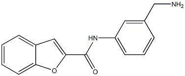  N-[3-(aminomethyl)phenyl]-1-benzofuran-2-carboxamide