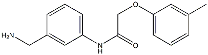  N-[3-(aminomethyl)phenyl]-2-(3-methylphenoxy)acetamide