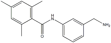 N-[3-(aminomethyl)phenyl]-2,4,6-trimethylbenzamide 结构式