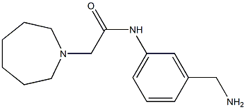 N-[3-(aminomethyl)phenyl]-2-azepan-1-ylacetamide|