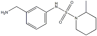 N-[3-(aminomethyl)phenyl]-2-methylpiperidine-1-sulfonamide Struktur