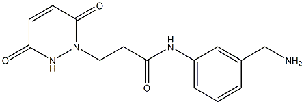  N-[3-(aminomethyl)phenyl]-3-(3,6-dioxo-3,6-dihydropyridazin-1(2H)-yl)propanamide