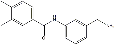 N-[3-(aminomethyl)phenyl]-3,4-dimethylbenzamide,,结构式