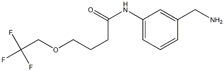  N-[3-(aminomethyl)phenyl]-4-(2,2,2-trifluoroethoxy)butanamide