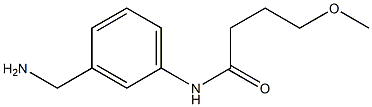 N-[3-(aminomethyl)phenyl]-4-methoxybutanamide Structure