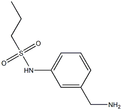 N-[3-(aminomethyl)phenyl]propane-1-sulfonamide Structure